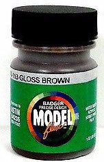 Badger Model Flex 16-113 Gloss Brown 1 oz Acrylic Paint Bottle
