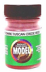 Badger Model Flex 16-13 Dark Tuscan Oxide Red 1 oz Acrylic Paint Bottle