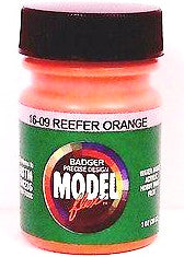 Badger Model Flex 16-09 Reefer Orange 1 oz Acrylic Paint Bottle