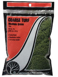 Woodland Scenics T64 Coarse Light Green 21.6 cu in (353 cu cm) BagMedium Green