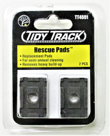 Woodland Scenics TT4551 Tidy Track Rescue Heavy Cleaning Replacement Pads (2)
