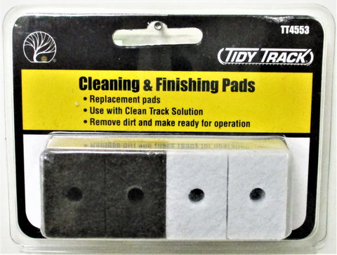 Woodland Scenics TT4553 Rail Tracker Cleaning & Finishing Replacement Pads (8) pkg