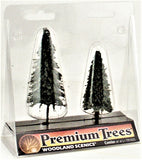 Woodland Scenics Premium Trees TR1625  Conifer 3-4" pkg (2)
