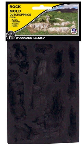 Woodland Scenics C1230 Terrain System Outcroppings Rock Mold