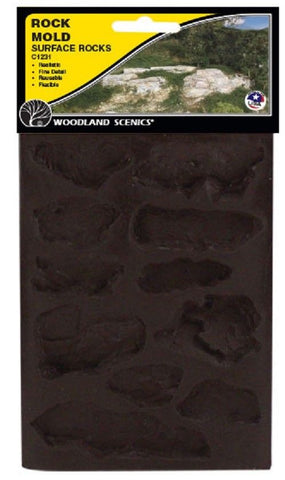 Woodland Scenics C1231 Terrain System Surface Rocks Rock Mold