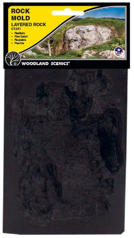 Woodland Scenics C1241 Terrain System Layered Rock Mold