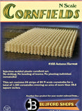 N Scale Bluford Shops #102 Autumn Harvest 1120 Stalks Cornfield Kit