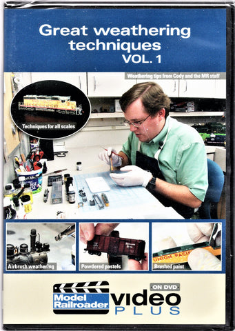 Kalmbach 15323 Model Railroader Great Weathering Techniques Vol. #1 DVD