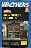 HO Scale Walthers Cornerstone 933-3667 Main Street Cleaners Building Kit