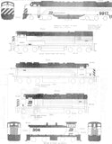 HO Scale Microscale 87-190 Burlington Northern BN Diesel Locomotive Decal Set