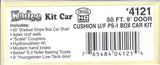 HO Scale Kadee 4121 Undecorated 50' PS-1 Hydrocushion Boxcar w/9' Door & Roofwalk Kit