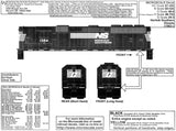 HO Scale Microscale 87-435 Norfolk Southern NS EMD & GE Hood Diesels Decal Set