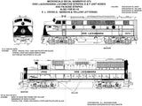 HO Scale Microscale 87-16 Erie-Lackawanna EL Diesel Locomotive Decal Set