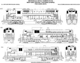 HO Scale Microscale 87-618 New York Central NYC Diesel Lightning Stripes Decal