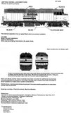 HO Scale Microscale 87-424 Amtrak Phase III F40PH Diesel Decal Set