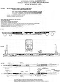 HO Scale Microscale 87-578 Trailer-Train TTX Yellow Flat Cars Decal Set