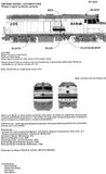 HO Scale Microscale 87-423 Amtrak Phase II E8 SDP40F & F40PH Diesel Decal Set