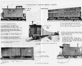 HO Scale Microscale 87-159 Colorado & Southern C&S Cabooses & Freight Cars Decal