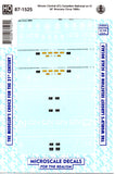 HO Scale Microscale 87-1525 CN Canadian National ex IC 50' Boxcars Decal Set