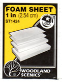 Woodland Scenics ST1424 Subterrain System 1 in (2.54 cm) Foam Sheet