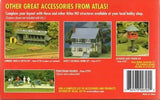 HO Scale Atlas 705 Telephone Shanty & Pole Building Kit