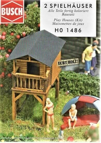 HO Scale Busch Gmbh & Co Kg 1486 Play/Tree House Laser-Cut Wood Kit