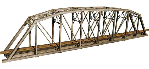 HO Scale Central Valley 200' Single Track Heavy-Duty Laced Parker Truss Bridge