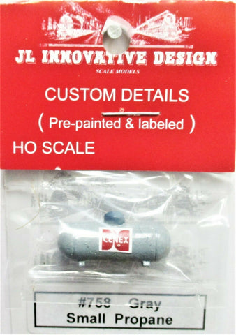 HO Scale JL Innovative Design 758 Gray Cenex Small Propane Tank