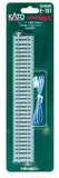 HO Scale Kato 2-151 9-3/4" Straight Feeder Track w/Wire