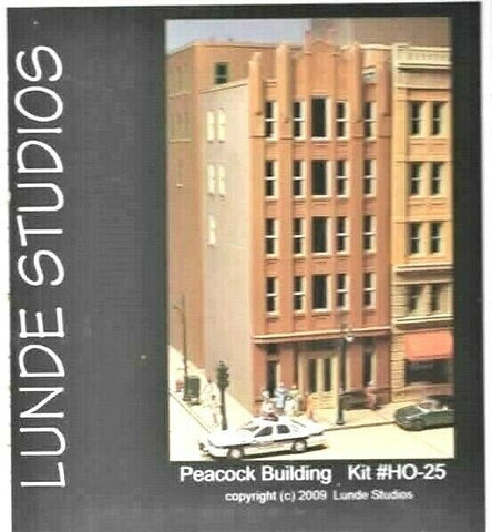 HO Scale Lunde Studios P-25 Peacock Resin Building Kit