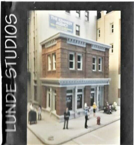 HO Scale Lunde Studios P-35 Cal's Cafe Resin Building Kit