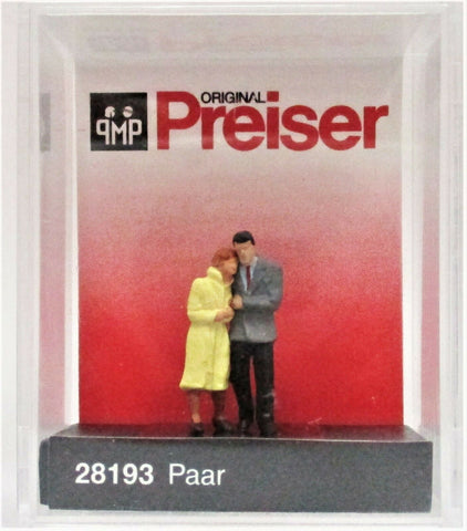 HO Scale Preiser Kg 28193 Man & Woman Sad Couple Figure