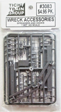 HO Scale Tichy Train Group 3083 Wreck Accessories pkg (7)