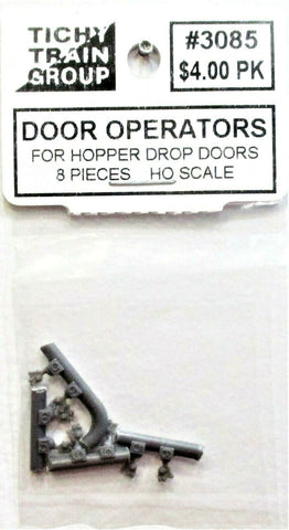 HO Scale Tichy Train Group 3085 Hopper Gondola Drop Door Operators pkg (8)