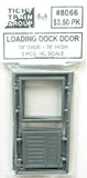 HO Scale Tichy Train Group 8066 Loading Dock w/Separate Frame Doors pkg (3)