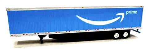 HO Scale Trucks n Stuff 151 Amazon Prime 53' Dry Van Trailer w/Skirts