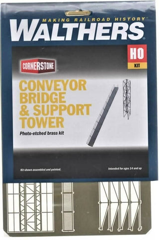 HO Scale Walthers Cornerstone 933-2940 Conveyor Bridge and Support Tower Kit