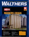 HO Scale Walthers Cornerstone 933-2942 Modern Grain Head House w/Silos Kit