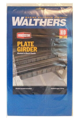 HO Scale Walthers Cornerstone 933-2948 Through Plate-Girder Bridge Kit