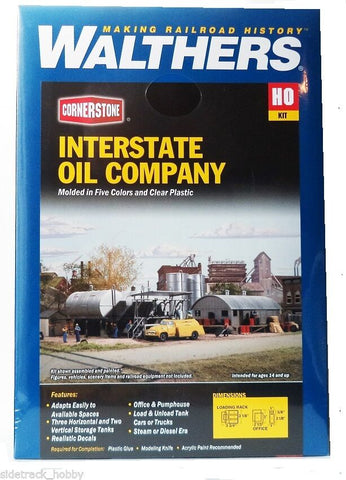 HO Scale Walthers Cornerstone 933-3006 Interstate Fuel & Oil Building Kit