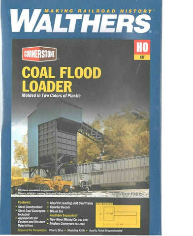 HO Scale Walthers Cornerstone 933-3051 Coal Flood Loader Building Kit