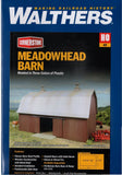 HO Scale Walthers Cornerstone 933-3330 Meadowhead Barn Building Kit