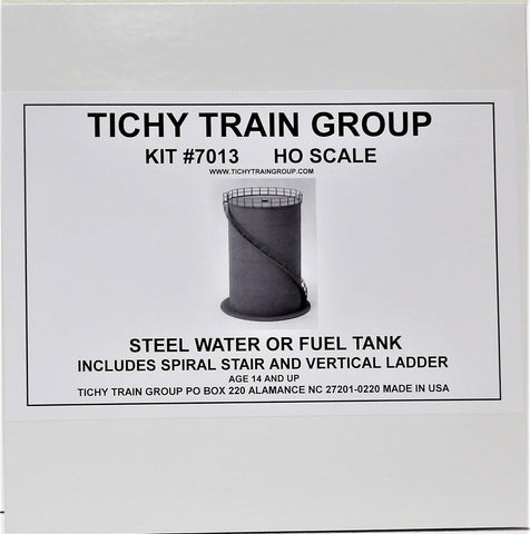 Tichy Train Group 7019 - Small Steel Water Tank Kit - HO Scale