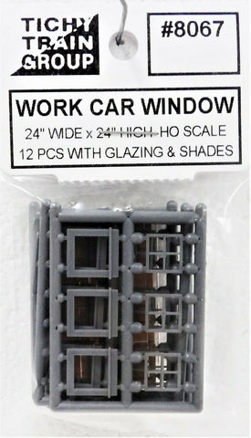 HO Scale Tichy Train Group 8067 Work Car Windows pkg (12)