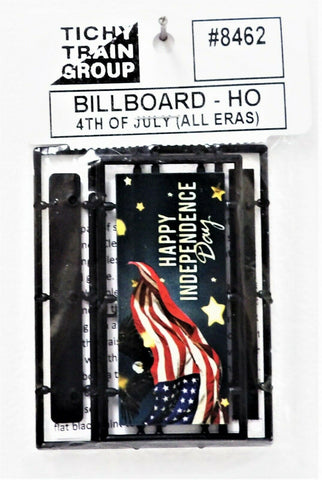 HO Tichy Train Group 8462 Happy Independence Day/4th Of July Billboard Kit