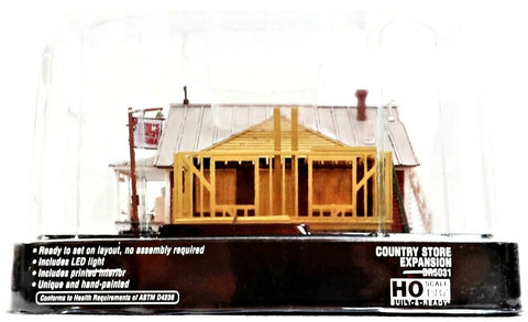 HO Scale Woodland Scenics BR5031 Country Store Expansion Built Ready Structure