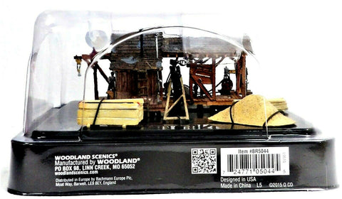 HO Scale Woodland Scenics BR5044 Just Plug Built & Ready Buzz's Sawmill