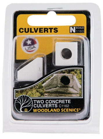 N Scale Woodland Scenics C1162 Concrete Culvert