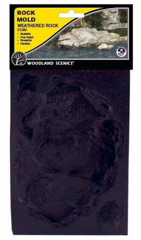 Woodland Scenics C1238 Terrain System Weathered Rock Mold