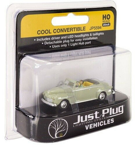 HO Scale Woodland Scenics JP5594 Just Plug Lighted Light Green Cool Convertible
